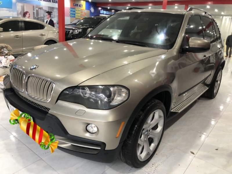 BMW X5 4.8i 2008 - Cần bán xe BMW X5 4.8i năm sản xuất 2008, màu vàng, nhập khẩu