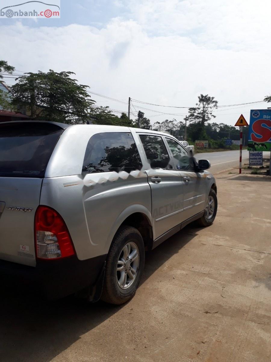 Ssangyong Actyon  Sport 2.0L 2007 - Bán ô tô Ssangyong Actyon Sport 2.0L đời 2007, màu bạc, xe nhập