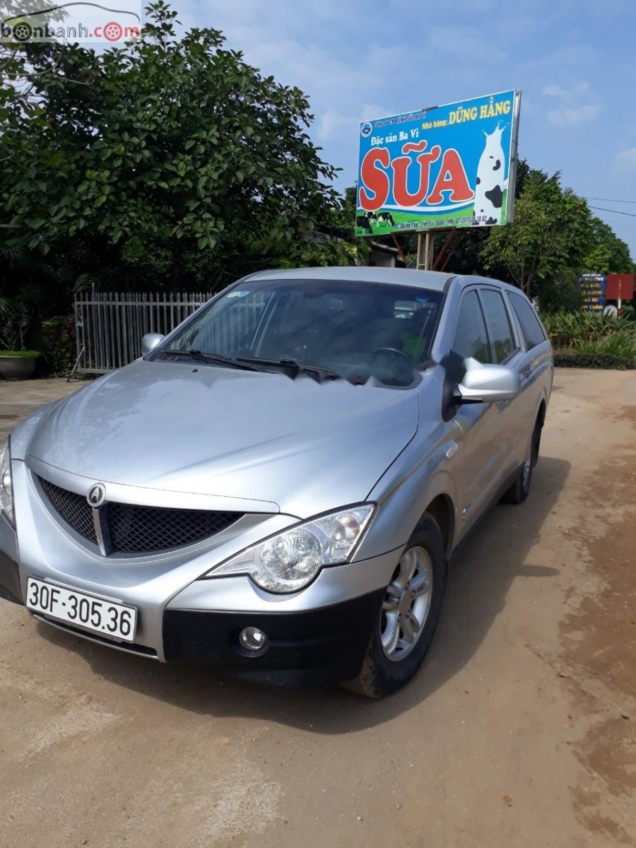 Ssangyong Actyon  Sport 2.0L 2007 - Bán ô tô Ssangyong Actyon Sport 2.0L đời 2007, màu bạc, xe nhập