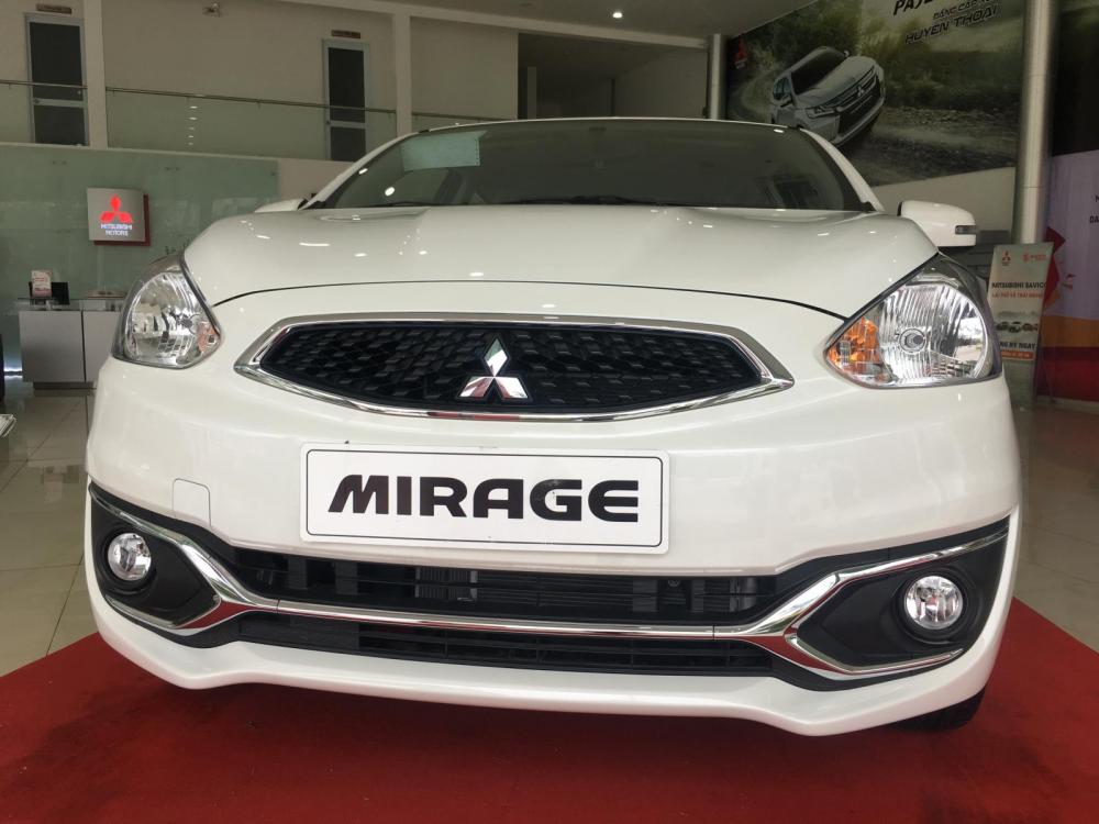 Mitsubishi Mirage CVT 2019 - Bán Mitsubishi Mirage CVT sản xuất 2019, màu trắng, nhập khẩu nguyên chiếc tại Đà Nẵng - LH 0931911444