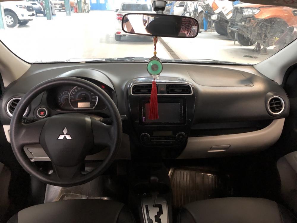 Mitsubishi Mirage 2015 - Bán Mitsubishi Mirage bản full, số tự động, 2015, màu trắng, nhập khẩu nguyên chiếc, giá tốt