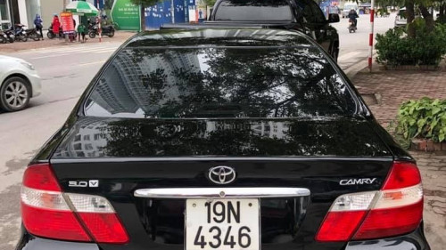 Toyota Camry   3.0 AT  2002 - Bán Toyota Camry 3.0 AT đời 2002, màu đen 