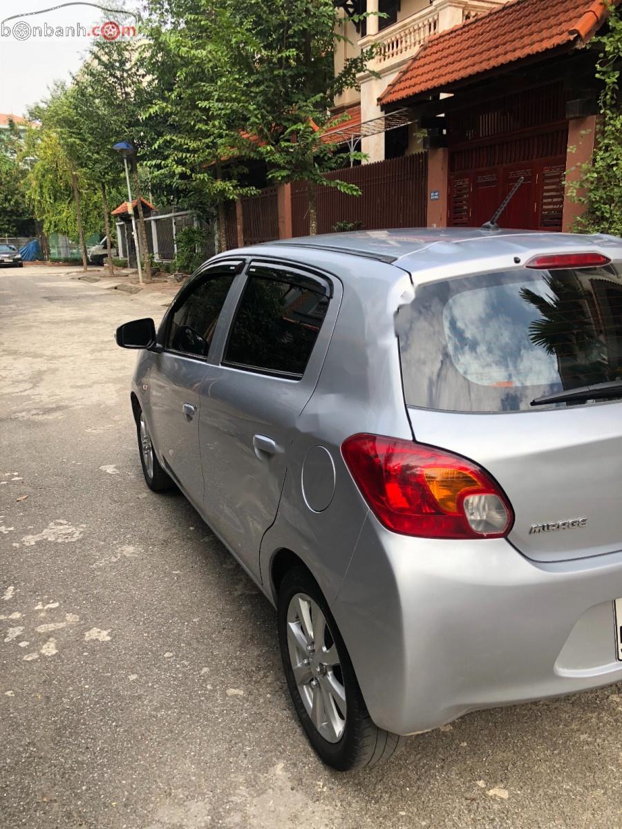 Mitsubishi Mirage 1.2 MT 2015 - Bán xe Mitsubishi Mirage 1.2 MT 2015, màu bạc, nhập khẩu  