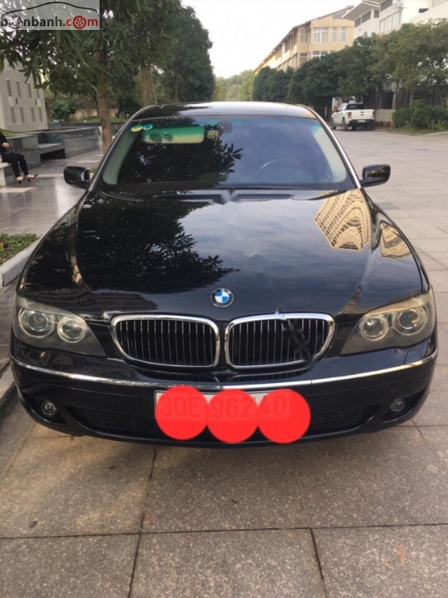 BMW 7 Series 750i 2005 - Bán xe BMW 7 Series 750i sản xuất 2005, màu đen, nhập khẩu  