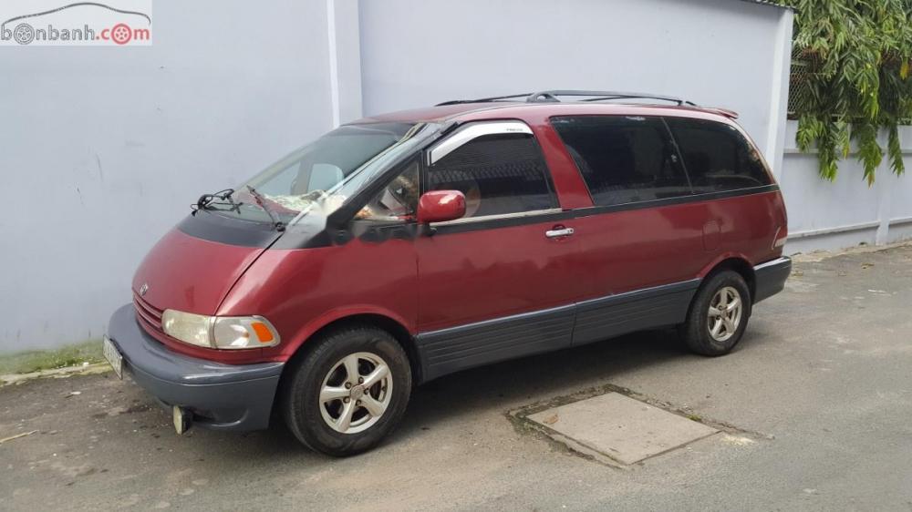 Toyota Previa 1990 - Cần bán gấp Toyota Previa đời 1990, màu đỏ, nhập khẩu  