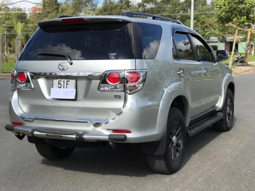 Toyota Fortuner 2.5 2015 - Bán Toyota Fortuner 2.5 sản xuất 2015, màu bạc, xe gia đình
