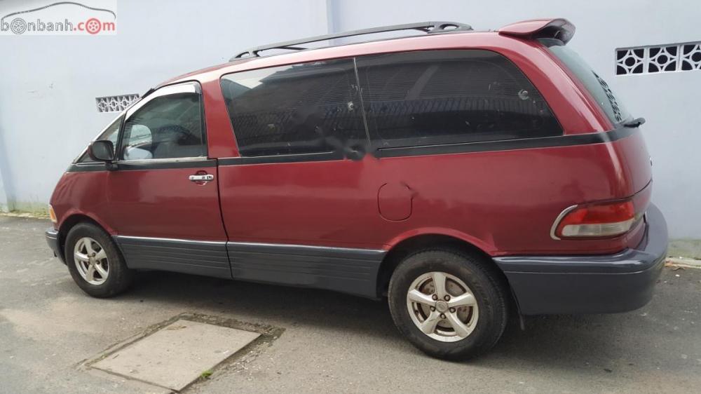 Toyota Previa 1990 - Cần bán gấp Toyota Previa đời 1990, màu đỏ, nhập khẩu  