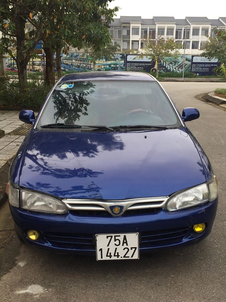 Proton Wira G 1996 - Cần bán lại xe Proton Wira G đời 1996, màu xanh lam còn mới