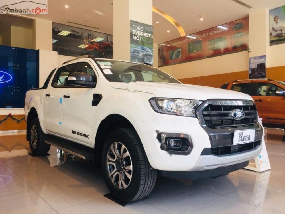 Ford Ranger Wildtrak 2.0L 4x4 AT 2019 - Cần bán Ford Ranger Wildtrak 2.0L 4x4 AT năm sản xuất 2019, màu trắng 