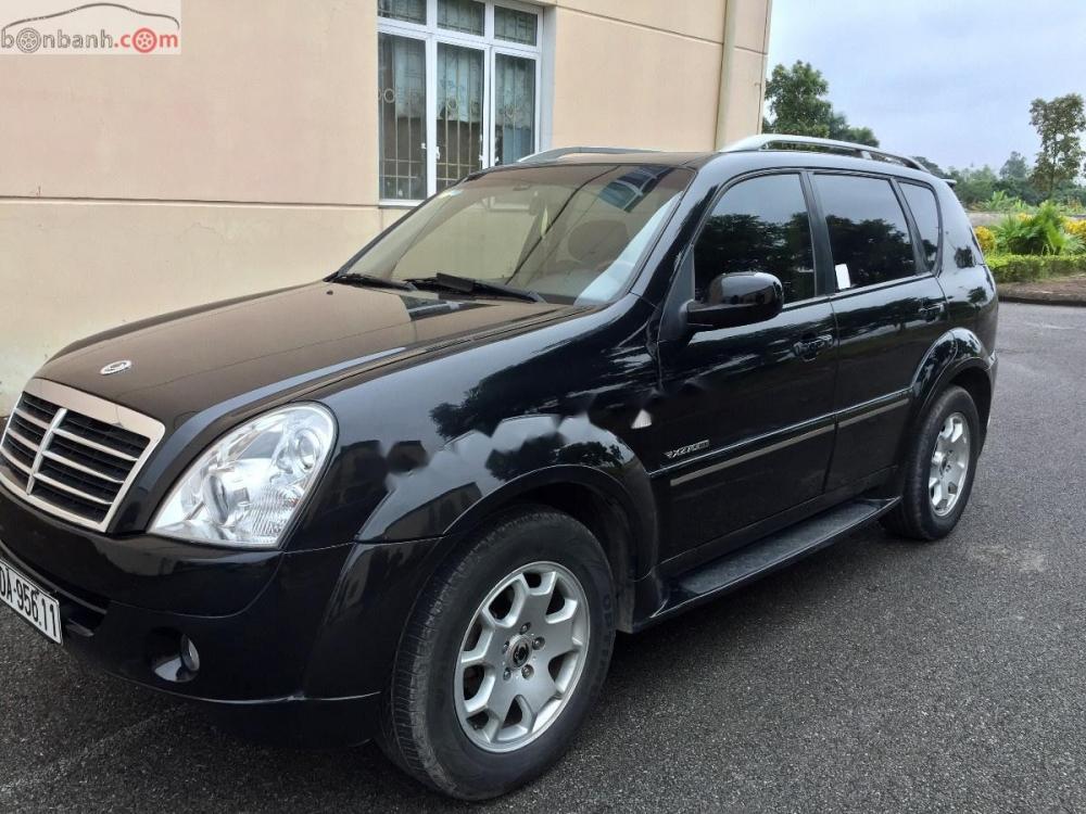 Ssangyong Rexton II 2.7 AT 2007 - Bán Ssangyong Rexton II 2.7 AT sản xuất năm 2007, màu đen, nhập khẩu