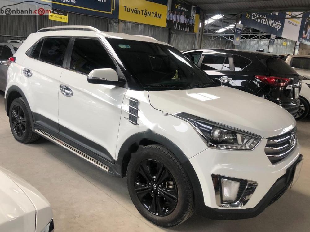 Hyundai Creta 1.6 AT GAS 2016 - Bán ô tô Hyundai Creta 1.6 AT GAS đời 2016, màu trắng, xe nhập, 676 triệu