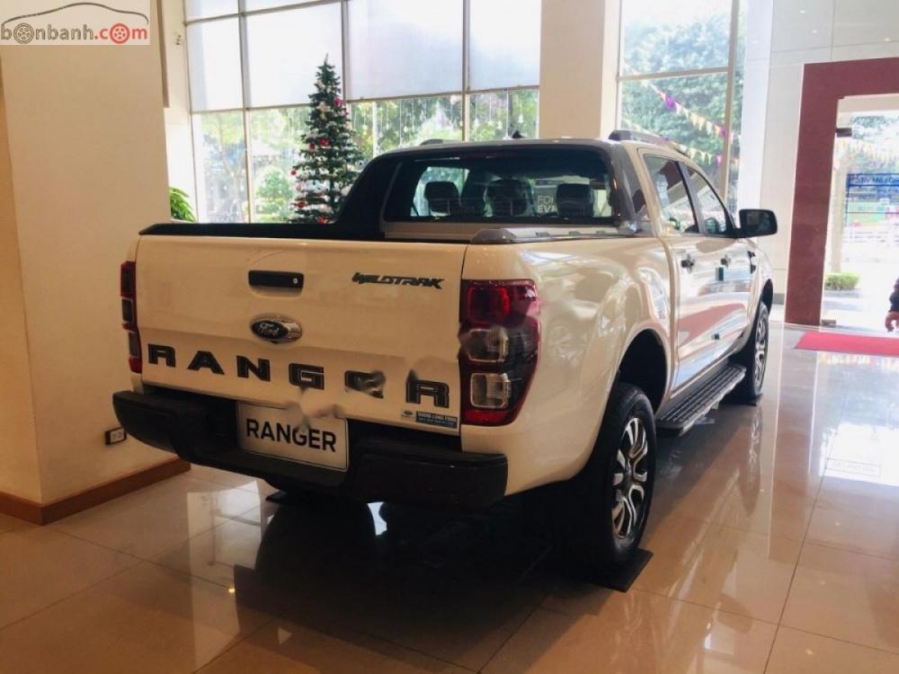 Ford Ranger Wildtrak 2.0L 4x4 AT 2019 - Cần bán Ford Ranger Wildtrak 2.0L 4x4 AT năm sản xuất 2019, màu trắng 