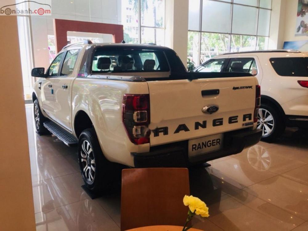 Ford Ranger Wildtrak 2.0L 4x4 AT 2019 - Cần bán Ford Ranger Wildtrak 2.0L 4x4 AT năm sản xuất 2019, màu trắng 