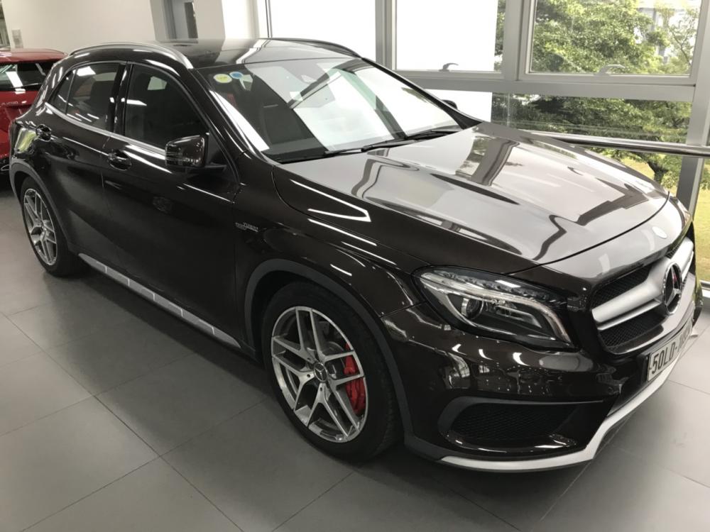 Mercedes-Benz GLA-Class GLA 45 2017 - Cần bán Mercedes-Benz GLA 45 2017, màu nâu, chính hãng, xe mới chạy lướt 1600km