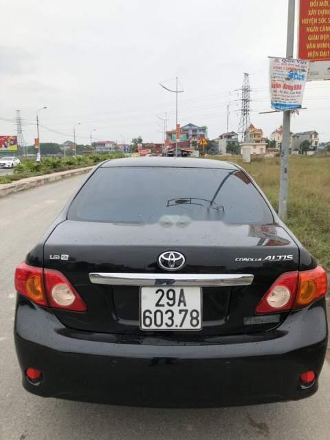 Toyota Corolla altis   2009 - Cần bán gấp Toyota Corolla Altis sản xuất năm 2009, màu đen, xe đẹp