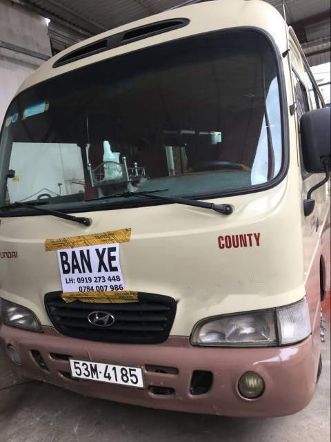 Hyundai County 2002 - Cần bán xe Hyundai County năm 2002, màu vàng, xe nhập, giá 210tr