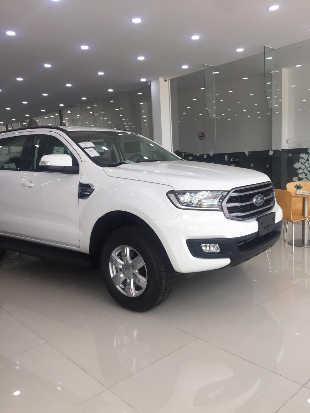 Ford Everest Ambiente 2.0 MT 4x2 RWD 2019 - Bán Everest 2.0L, trắng, ưu đãi khủng, có xe ngay. Lh: 0933170171