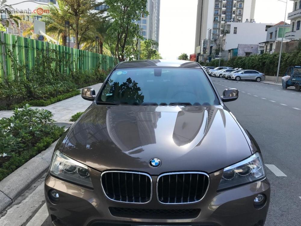 BMW X3 2.0 Xdrive20i 2012 - Bán ô tô BMW X3 2.0 Xdrive20i năm sản xuất 2012, màu nâu, xe nhập