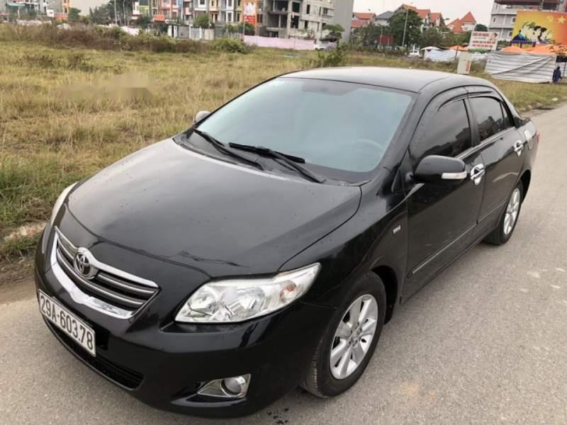 Toyota Corolla altis   2009 - Cần bán gấp Toyota Corolla Altis sản xuất năm 2009, màu đen, xe đẹp