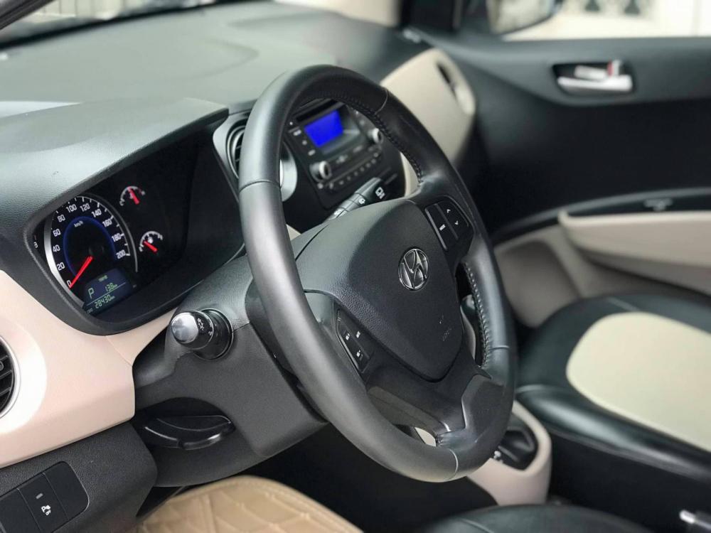 Hyundai Grand i10 2.0AT  2015 - Bán xe Hyundai Grand i10 1.0AT 2015, màu trắng, nhập khẩu