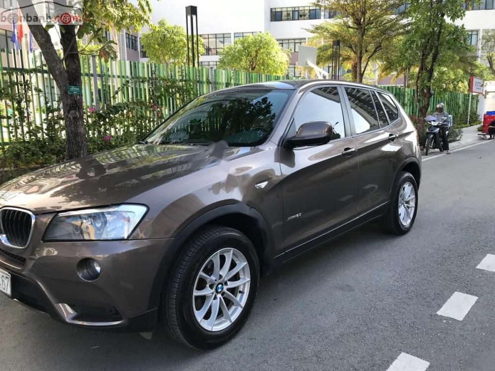 BMW X3 2.0 Xdrive20i 2012 - Bán ô tô BMW X3 2.0 Xdrive20i năm sản xuất 2012, màu nâu, xe nhập