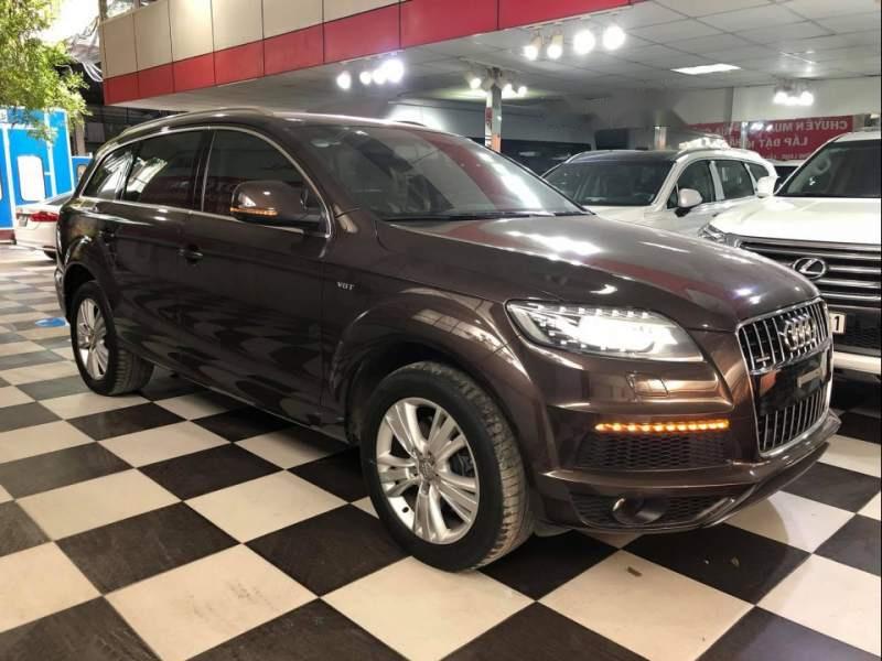 Audi Q7   2014 - Bán Audi Q7 2014, màu nâu, nhập khẩu 