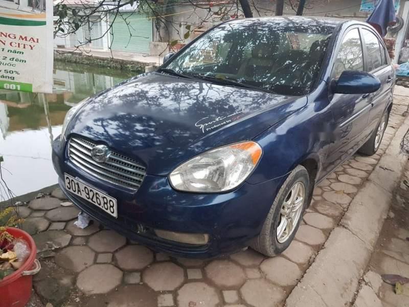 Hyundai Verna 2009 - Cần bán gấp Hyundai Verna đời 2009, màu xanh lam, nhập khẩu Hàn Quốc, chính chủ