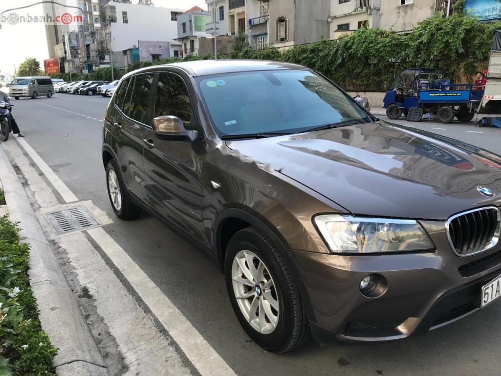 BMW X3 2.0 Xdrive20i 2012 - Bán ô tô BMW X3 2.0 Xdrive20i năm sản xuất 2012, màu nâu, xe nhập