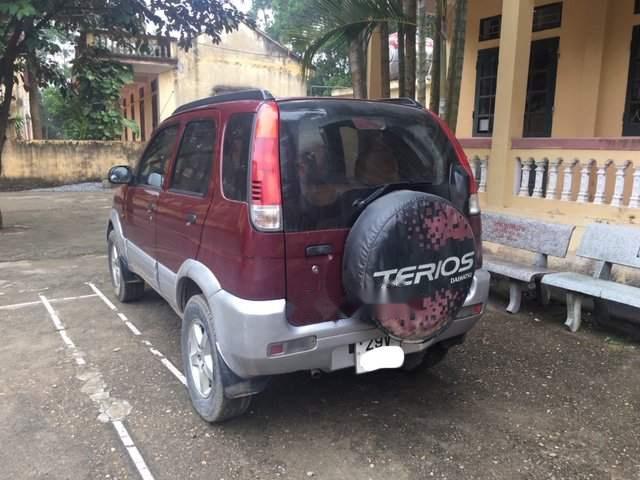 Daihatsu Terios MT 2004 - Bán xe Daihatsu Terios MT 4WD 1.3 đời 2004, máy xăng 2 cầu điện, màu đỏ, biển HN