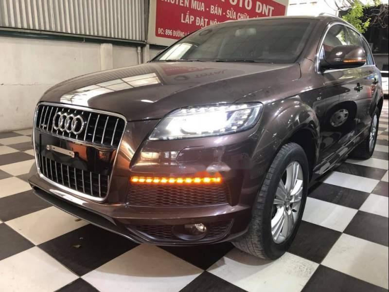 Audi Q7   2014 - Bán Audi Q7 2014, màu nâu, nhập khẩu 