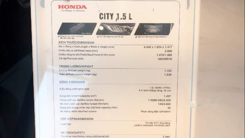 Honda City   2019 - Cần bán Honda City sản xuất năm 2019, màu đen
