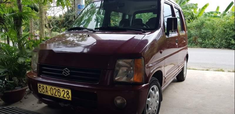 Suzuki Wagon R   2002 - Bán Suzuki Wagon R năm 2002, màu đỏ, xe hoạt động tốt