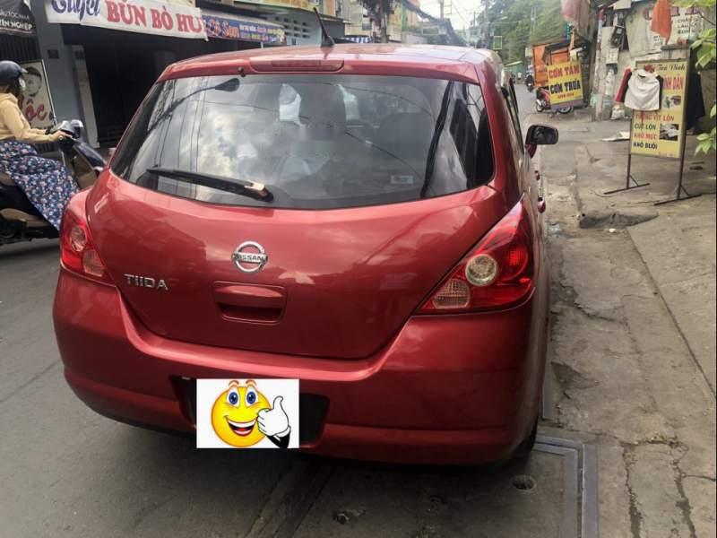 Nissan Tiida  1.6 AT 2008 - Cần bán xe Nissan Tiida 2008, màu đỏ, xe còn đẹp