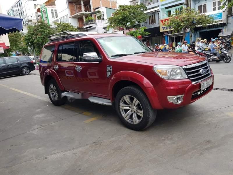 Ford Everest  MT 2010 - Bán xe Ford Everest, Sx cuối 2010, máy dầu, số sàn, màu đỏ, xe gia đình một chủ mua mới