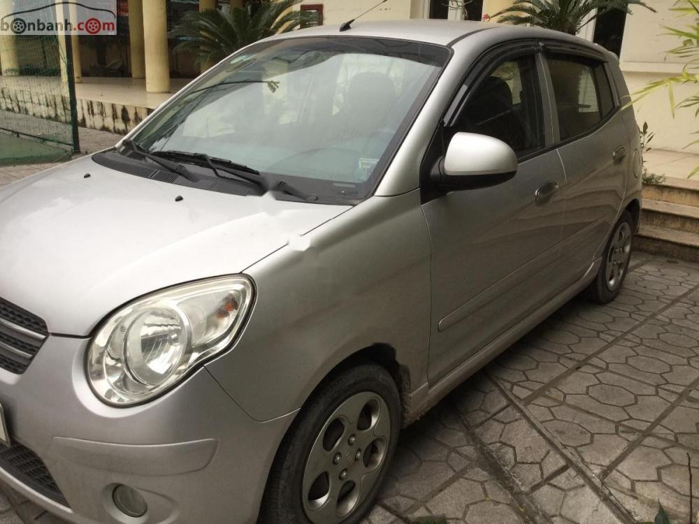 Kia Picanto 1.1 AT 2007 - Bán Kia Picanto 1.1 AT sản xuất năm 2007, màu bạc, nhập khẩu xe gia đình, giá 200tr