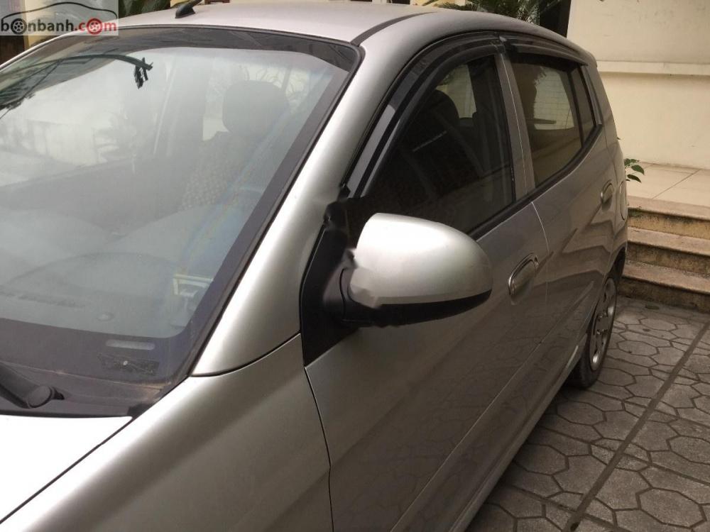 Kia Picanto 1.1 AT 2007 - Bán Kia Picanto 1.1 AT sản xuất năm 2007, màu bạc, nhập khẩu xe gia đình, giá 200tr