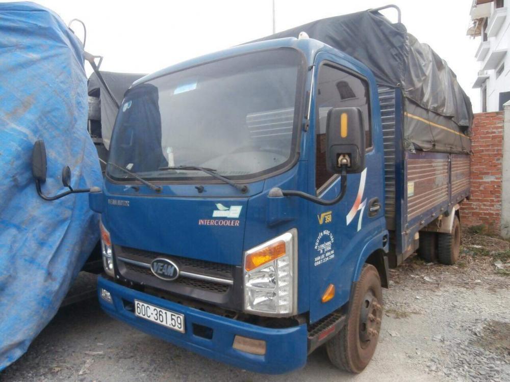 Xe tải 2,5 tấn - dưới 5 tấn 2015 - Bán thanh lý xe tải Veam 3.5 tấn đời 2015, màu xanh lam, 300 triệu