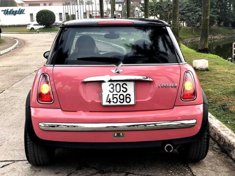 Mini Cooper 1.6 AT 2002 - Bán Mini Cooper 1.6 AT đời 2002, màu hồng, xe nhập