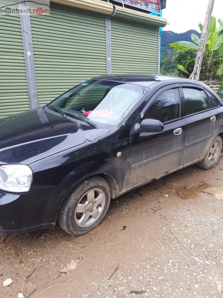 Daewoo Lacetti   2005 - Bán xe Daewoo Lacetti đời 2005, màu đen, đẹp không lỗi