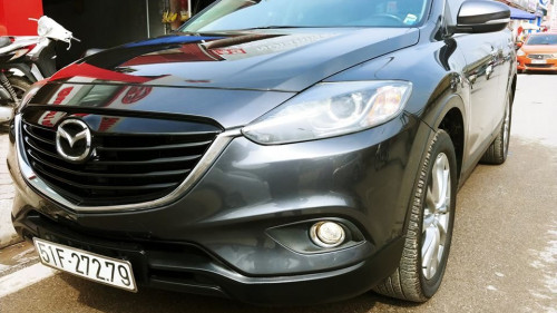 Mazda CX 9   3.7 AT  2015 - Cần bán lại xe Mazda CX 9 3.7 AT năm sản xuất 2015, màu xanh 