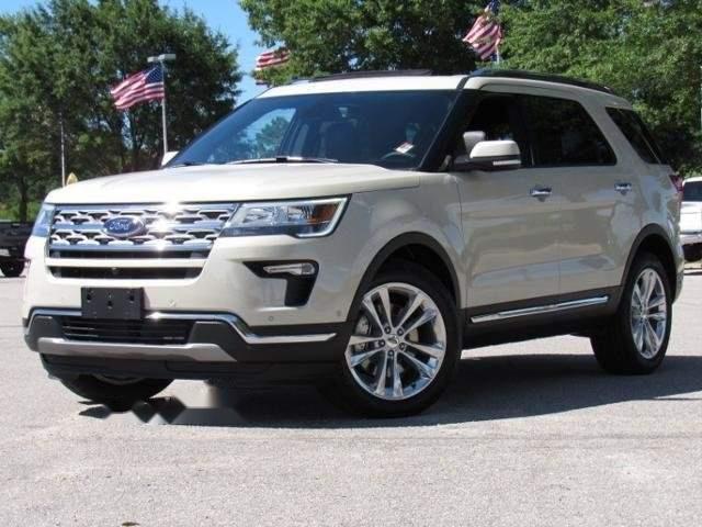 Ford Explorer   2019 - Bán xe Ford Explorer sản xuất 2019, màu trắng, nhập khẩu