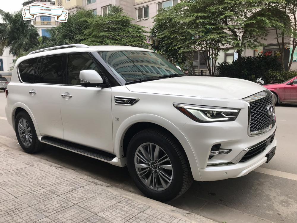 Infiniti QX80 5.6 2018 - Bán Infiniti QX80 5.6 đời 2018, màu trắng, nhập khẩu