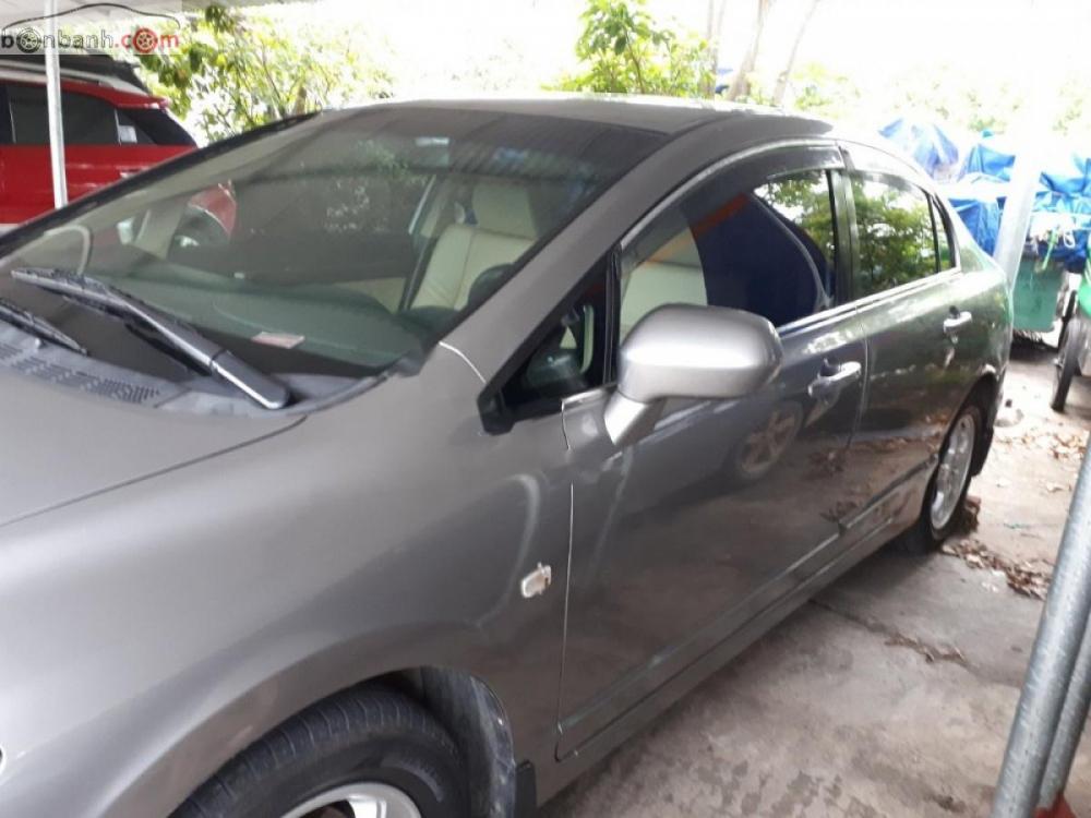 Honda Civic 1.8 AT 2008 - Bán xe Civic 1.8 2008, số tự động, biển 30A, màu bạc, xe đẹp không một lỗi lầm