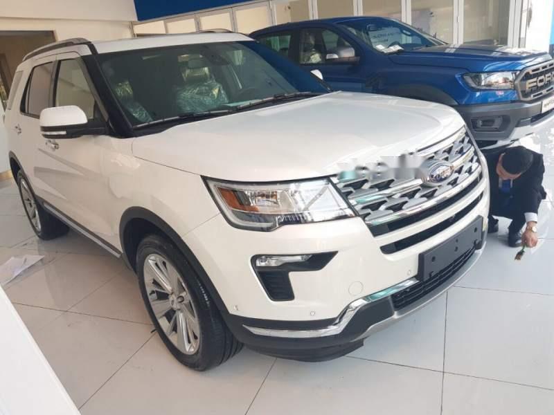 Ford Explorer    2019 - Cần bán xe Ford Explorer 2019, màu trắng, mới 100%