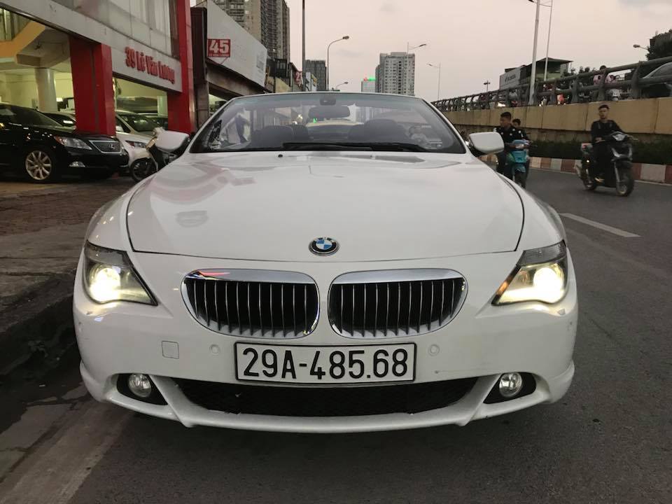 BMW 6 Series 650C 2006 - Cần bán xe BMW 6 Series 650C đời 2006, màu trắng, giá 960tr