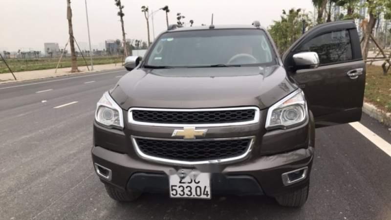 Chevrolet Colorado   2014 - Bán Chevrolet Colorado đời 2014, màu nâu, số sàn