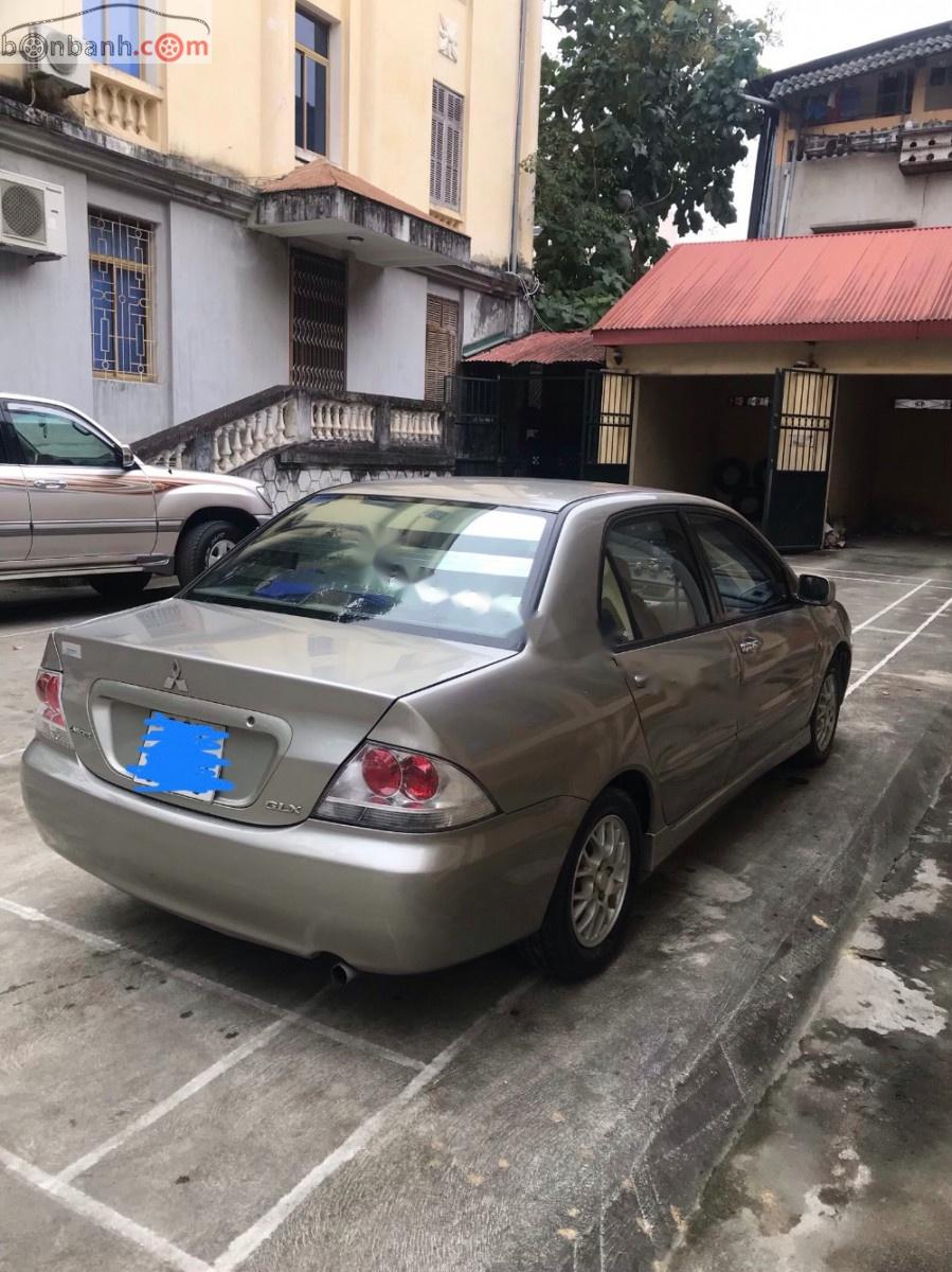 Mitsubishi Lancer Gala GLX 1.6AT 2003 - Bán xe Mitsubishi Lancer GLX 1.6 sản xuất năm 2003, số tự động, máy xăng, màu bạc, đã đi 200000 km