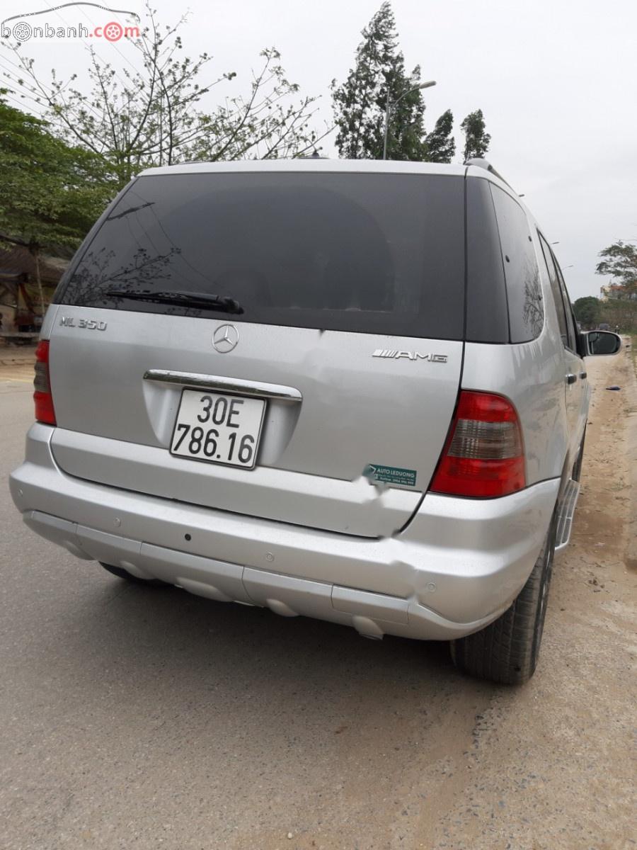 Mercedes-Benz ML Class ML350  2004 - Bán xe Mercedes ML350 đời 2004, màu bạc, xe nhập như mới