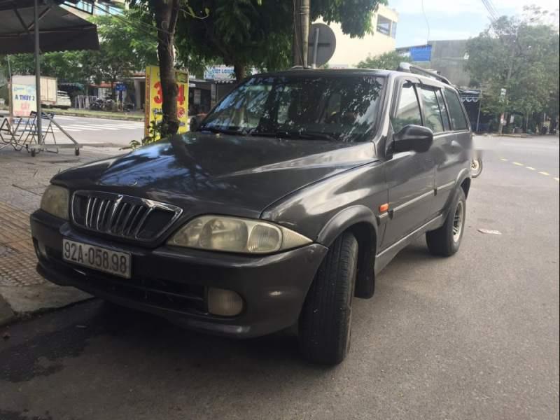 Ssangyong Musso    2002 - Cần bán Ssangyong Musso sản xuất 2002, màu xám, xe nhập, giá tốt