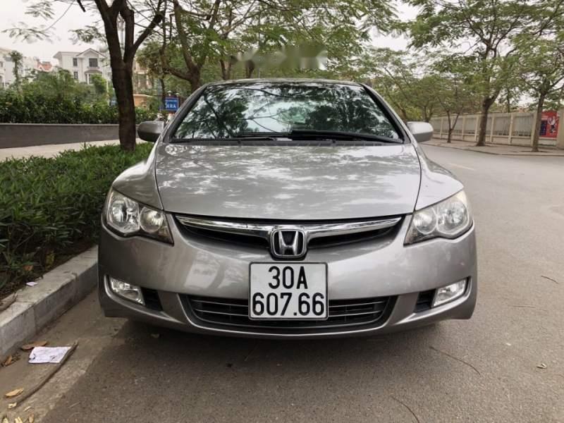 Honda Civic  1.8AT  2008 - Bán Honda Civic 1.8AT đời 2008, màu xám còn mới, giá tốt